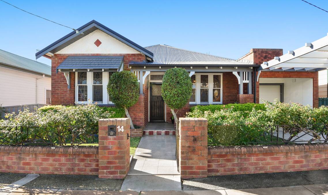 A renovated and extended 1930s home at 14 Kemp Street in The Junction was bought for $1.671 million.