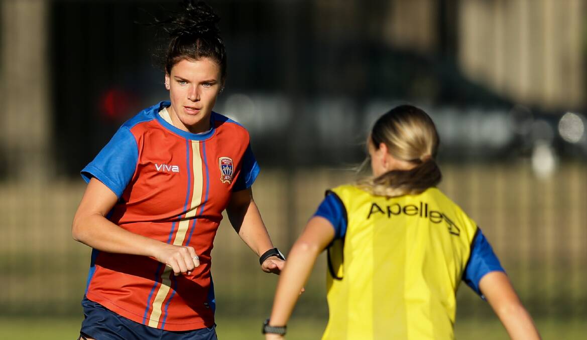 TEENAGE TALENT: Kirsty Fenton has earned her first A-League Women's contract. Picture: Jonathan Carroll