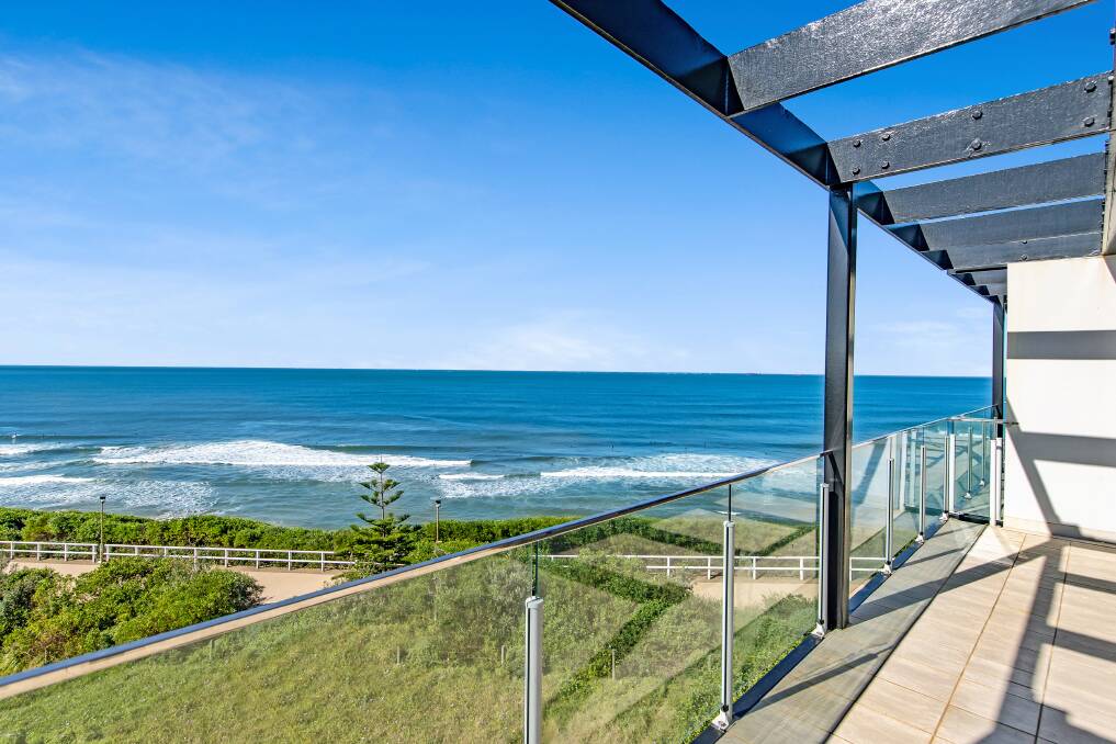 PRIZED POSITION: This Merewether penthouse is northeast-facing with expectations believed to be around $1.6 million.