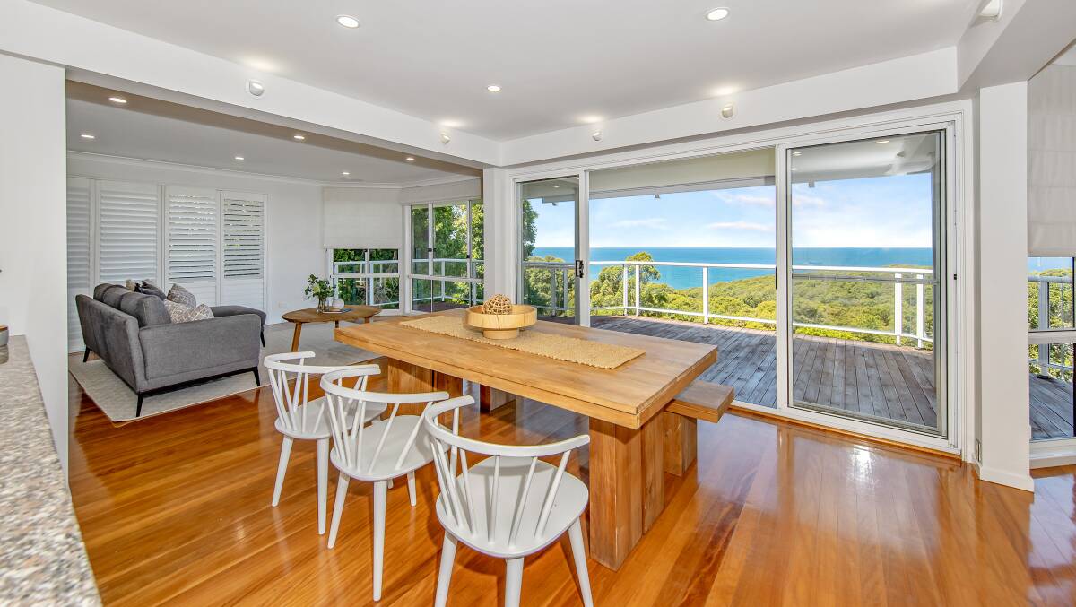 APPEAL: Over 100 enquiries have come for this five-bedroom Whitebridge home with a pool, bush backdrop and ocean views. Offers are expected either side of $2 million.