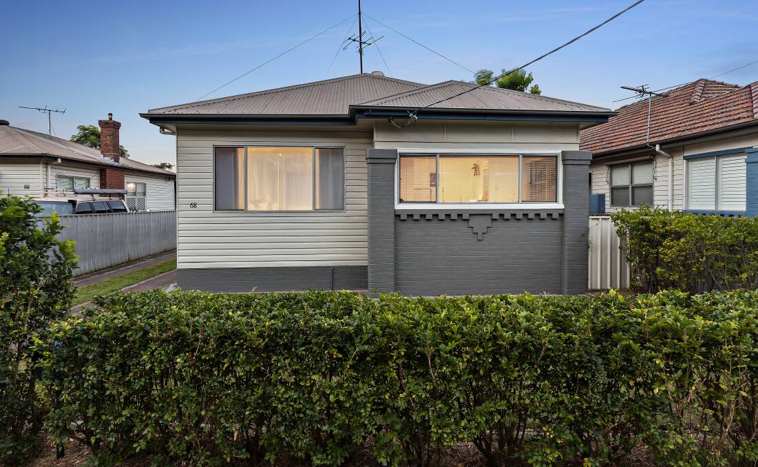 This home in Mayfield's Upfold Street was secured at auction for $823,000.