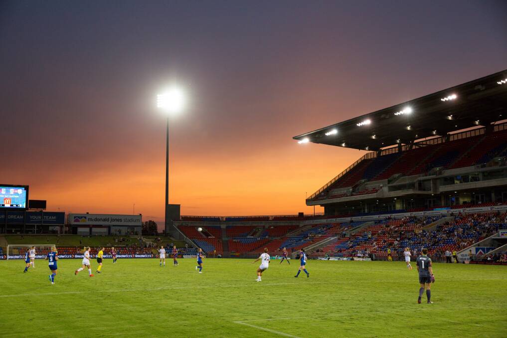 The Jets will play their first home game of the 2021-22 W-League season at McDonald Jones Stadium on December 10. Picture: Max Mason-Hubers