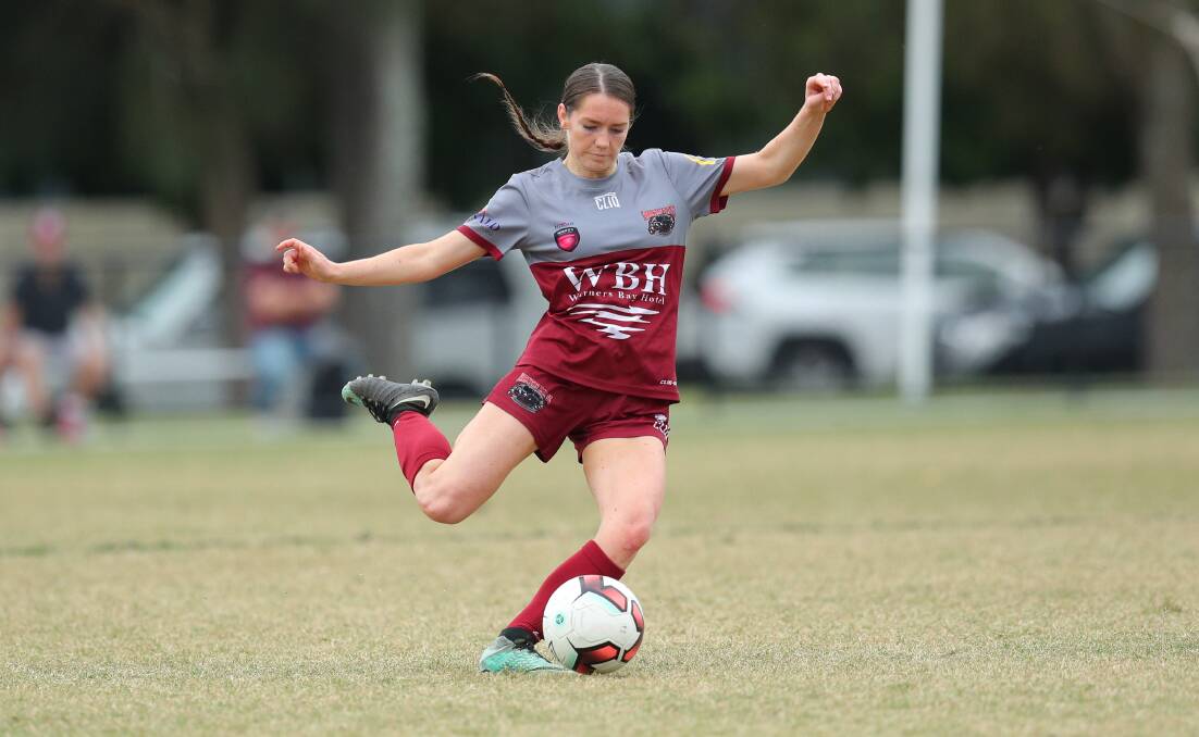 Panthers right-back Sian Keating had an outstanding season last year and will be a key player again this campaign for Warners Bay. Picture: Max Mason-Hubers