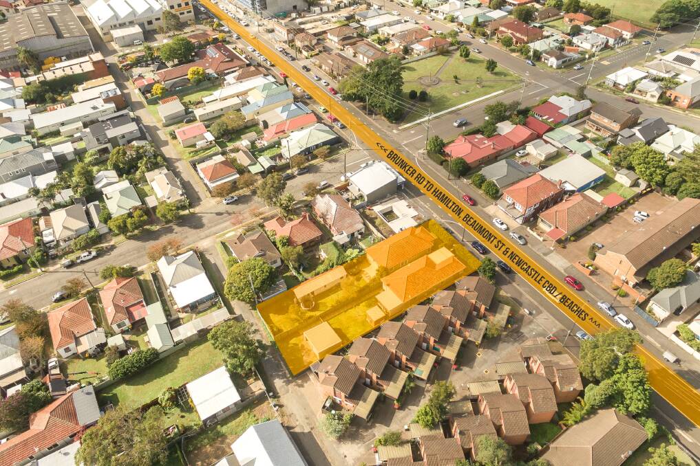 A developer has paid $2 million for side-by-side properties at 106-108 Brunker Road in Adamstown.