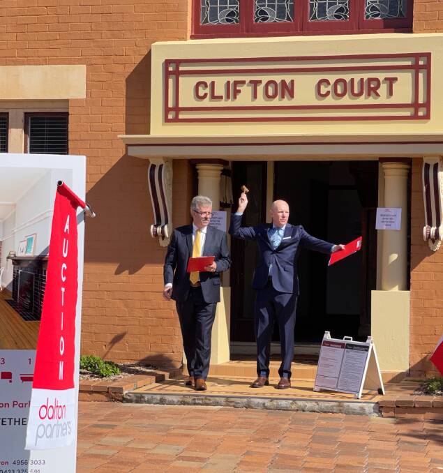 SOLD: A three-bedroom apartment in Merewether's Clifton Court was secured under the hammer last Saturday for $1.1 million.