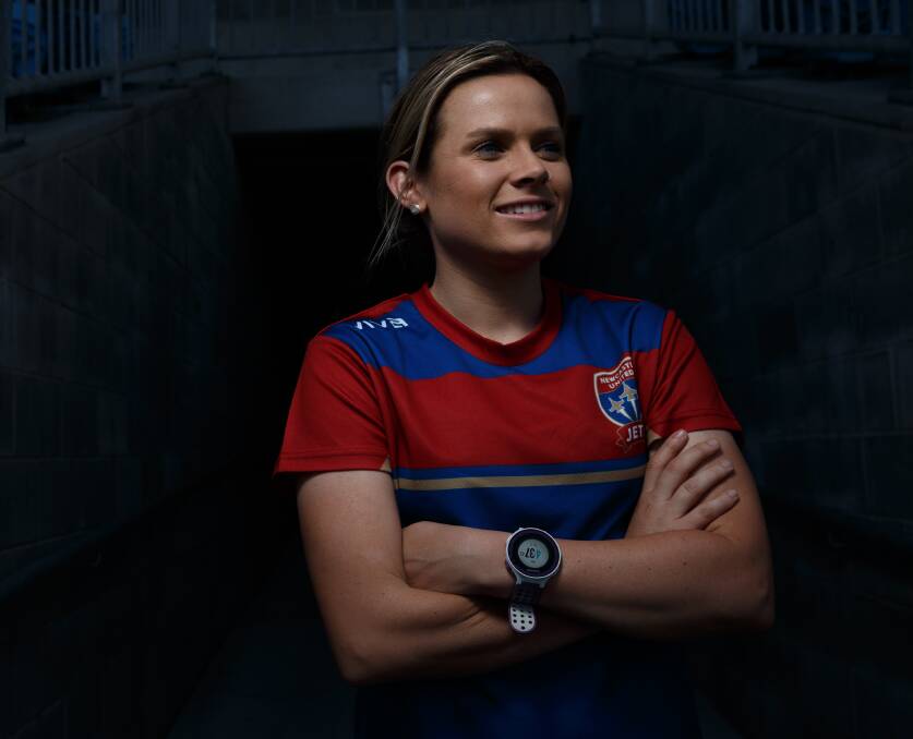 PHILOSOPHICAL: Jets co-captain Cassidy Davis is trying to make the most of a difficult situation without work and football through the coronavirus crisis. Picture: Max Mason-Hubers
