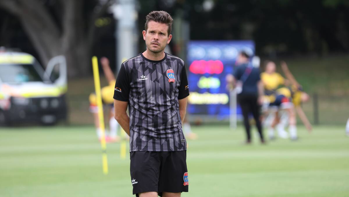 Newcastle Jets coach Ryan Campbell. Picture by Peter Lorimer