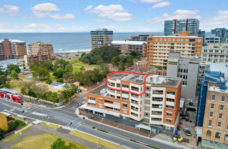 This Newcastle East penthouse has been listed with a guide of $3.4 million to $3.7 million.