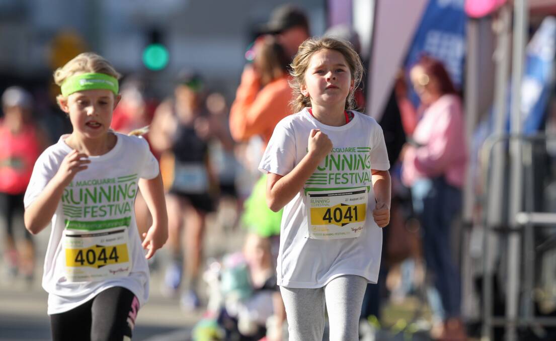GROWING: Numbers have swelled in the kids scamper for the Lake Macquarie Running Festival with over 100 participants entered this year. Picture: Max Mason-Hubers