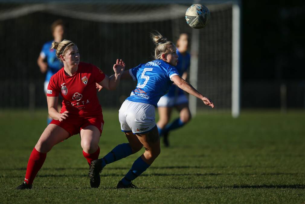 Charlestown striker Ashleigh Gavin is back as Azzurri prepare to face defending champions Newcastle Olympic. Picture: Marina Neil
