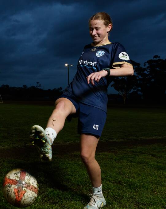 Emily Ridgeway is set to play her 50th senior match for New Lambton. Picture by Max Mason-Hubers