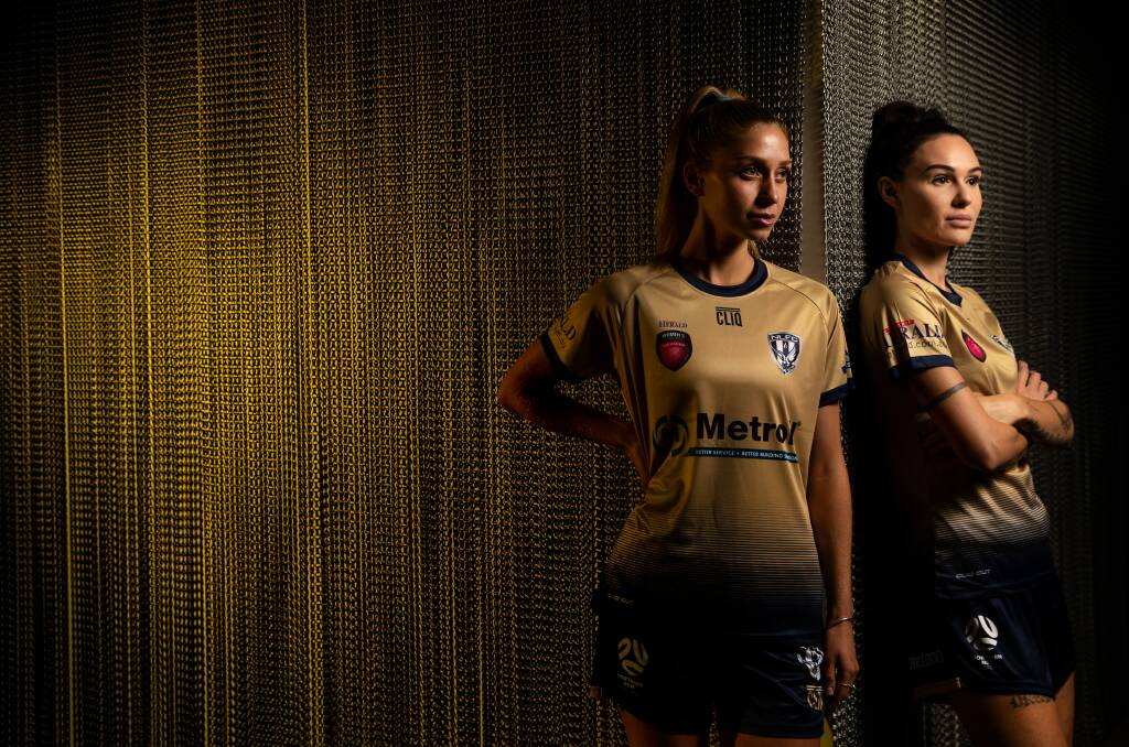 Georgia Minors, left, and Adriana Jones will be key players for New Lambton this Herald Women's Premier League. Picture: Marina Neil