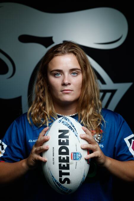 Knights captain Hannah Southwell is feeling fitter than ever as she plots her NRLW comeback. Picture by Max Mason-Hubers