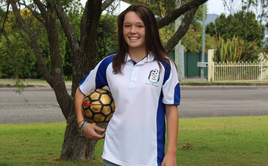 REP HONOURS: Shortland teenager Jayde Platford has been picked in the Australian schoolgirls futsal team to tour the UK next year.