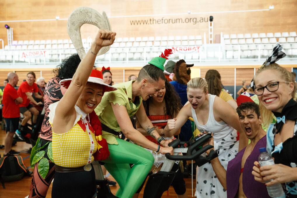 TEAM WORK: The Variety Spin 4 Kids held at The Forum on Friday raised funds for charity and got people moving. Picture: Max Mason-Hubers