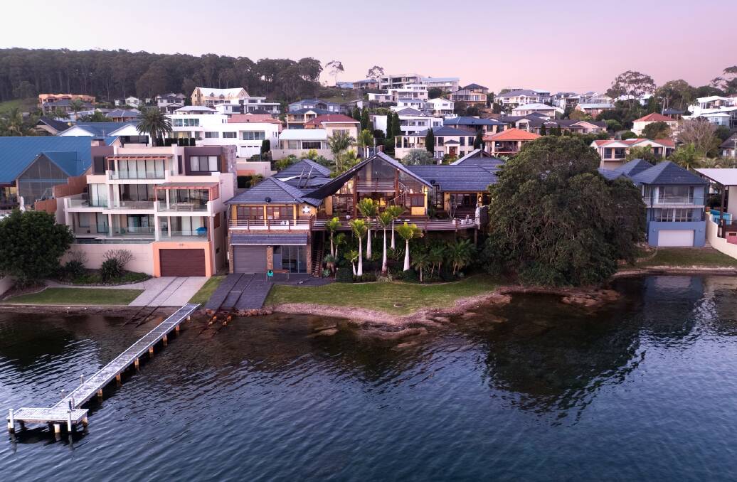 BIG RESULT: The $4.25 million sale of this waterfront mansion in Belmont in January broke the $4 million mark for Lake Macquarie.
