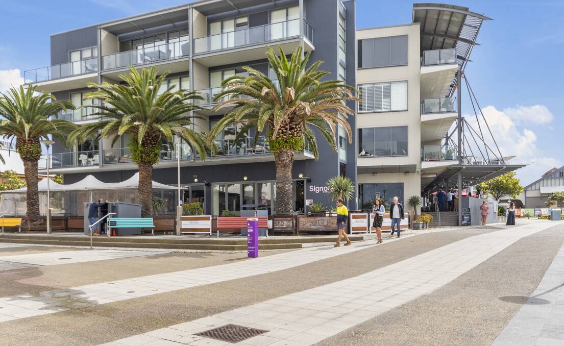 INVESTOR APPEAL: The ground level property on Honeysuckle Drive in Newcastle's premier waterfront precinct has an annual income stream of $226,965 per annum. 
