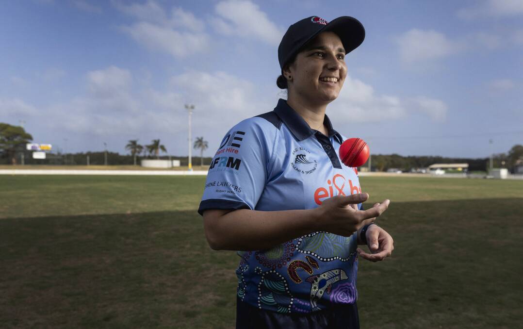 Newcastle City all-rounder Claire Coelho at Cahill Oval on Wednesday. Picture by Marina Neil