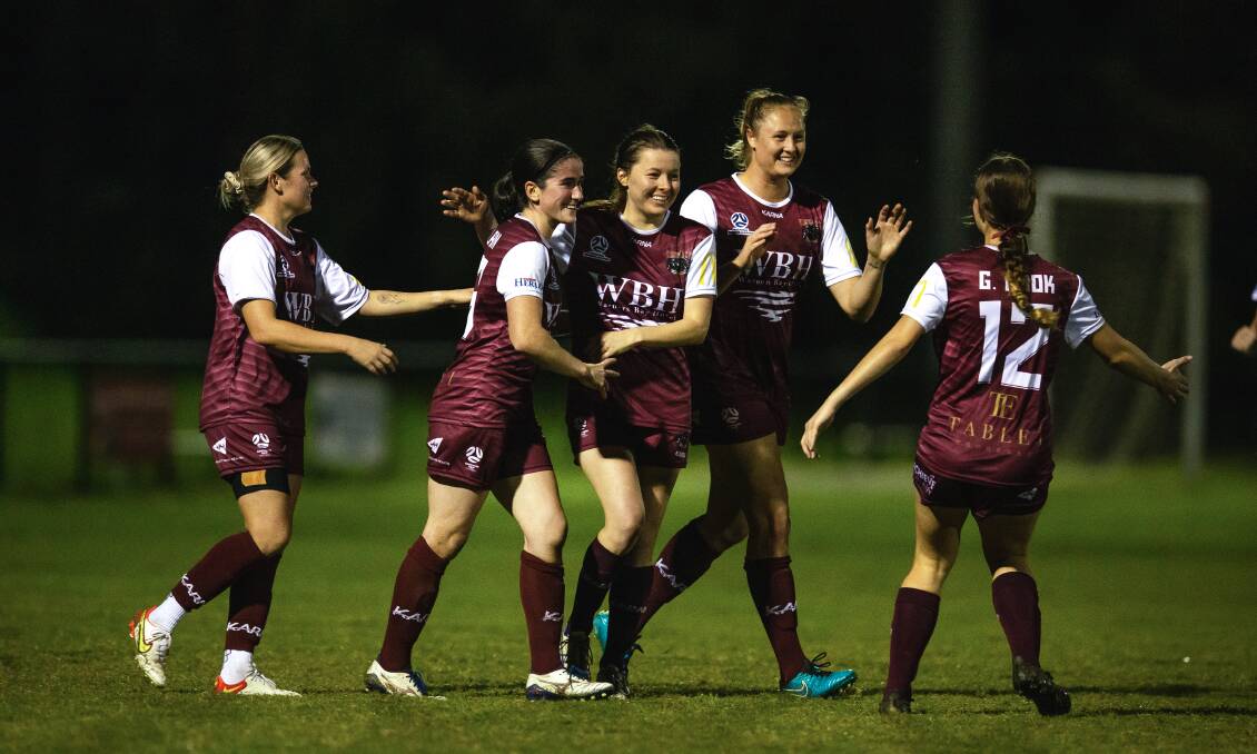 Warners Bay scored 122 goals across 21 games on the way to securing the NPLW NNSW premiership. Picture by Marina Neil