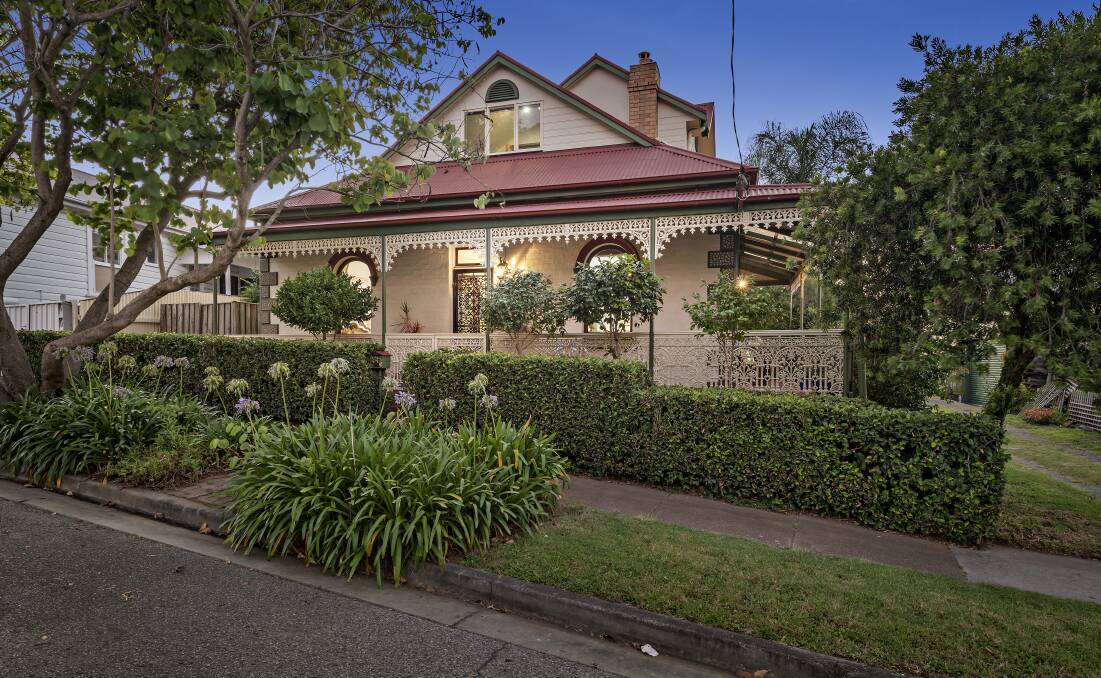 PERIOD DETAIL: This Victorian home known as the Thornton Residence was built in 1889 and goes to auction today with a guide of $950,000.