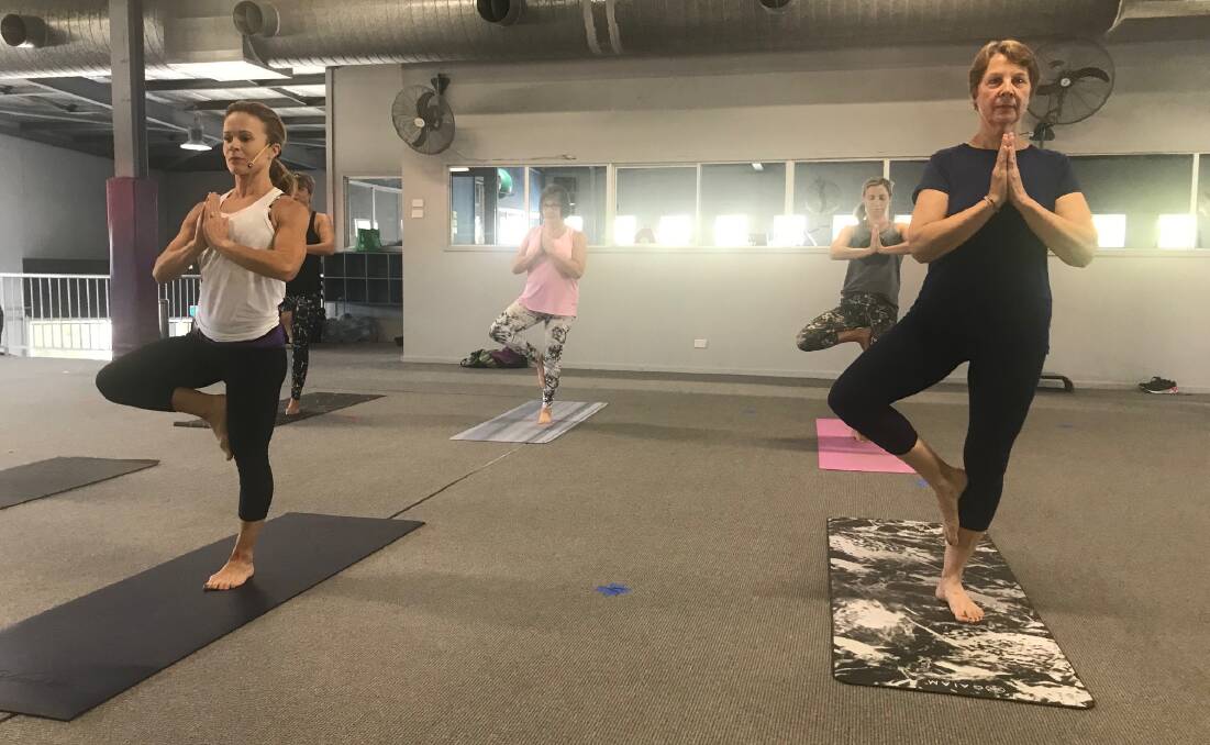 Danielle Rees, left, puts members through a Body Balance class at Genetics Fitness Club in Warners Bay. Picture: Supplied