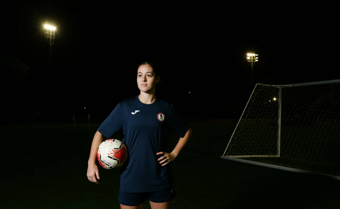 IMPACT: Newcastle Jets scholarship-holder Josie Morley has been a handy acquisition for Adamstown. Picture: Jonathan Carroll
