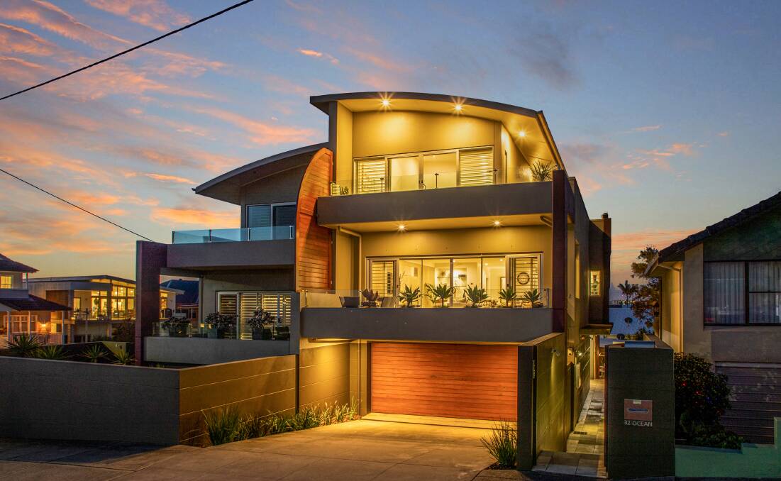 PRIZED POSITION: This Torrens Title residence in Merewether's Ocean Street won awards for its design and build.