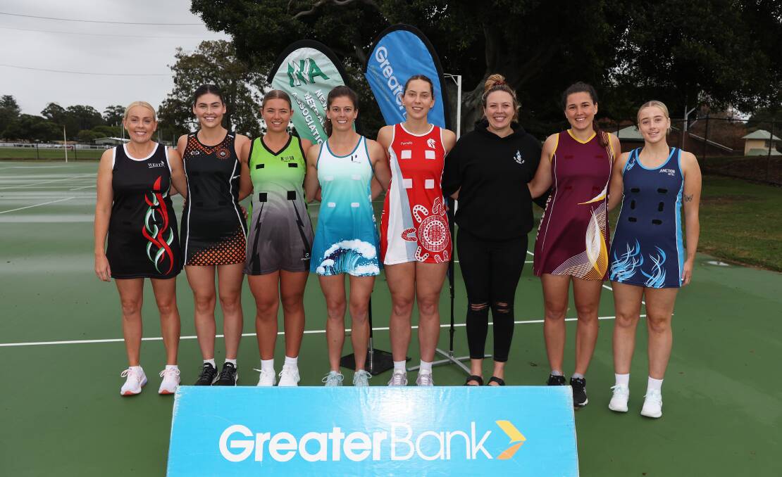Representatives from the eight Newcastle Netball Association Tri-Series clubs on Thursday. Picture by Peter Lorimer