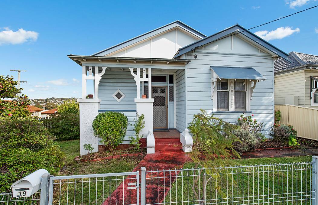 HAMMER TIME: This two-bedroom house at 39 Illalung Road in Lambton was bought at auction last weekend for $665,000. 