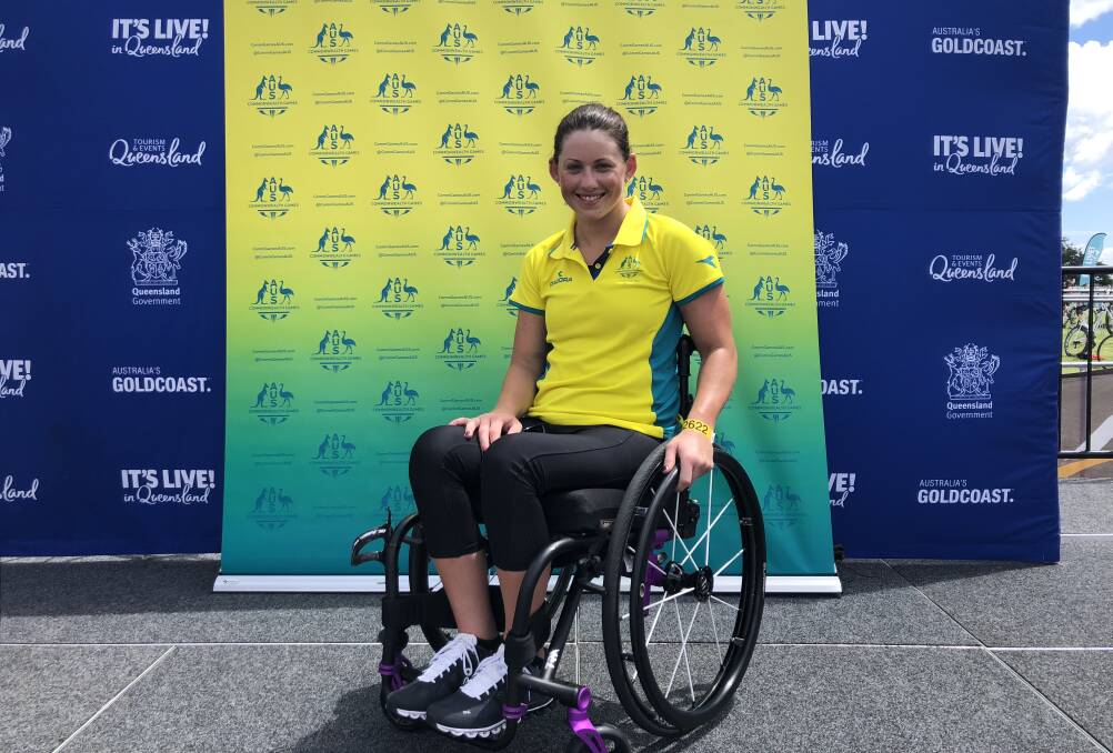BRONZED AUSSIE: Lauren Parker secured the Hunter's first medal of the Gold Coast Commonwealth Games when she was third in the women's paratriathlete on Saturday.