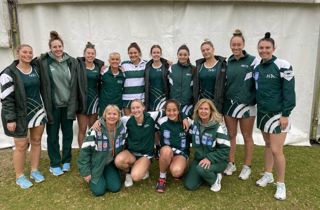The Newcastle open representative netball side finished second at the NSW championship over the long weekend in Liverpool. Picture: Supplied