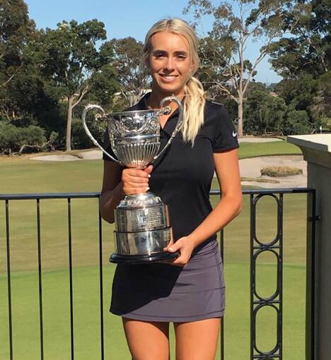 Kristi Bilkey is the 2019 Commonwealth Golf Club ladies champion.