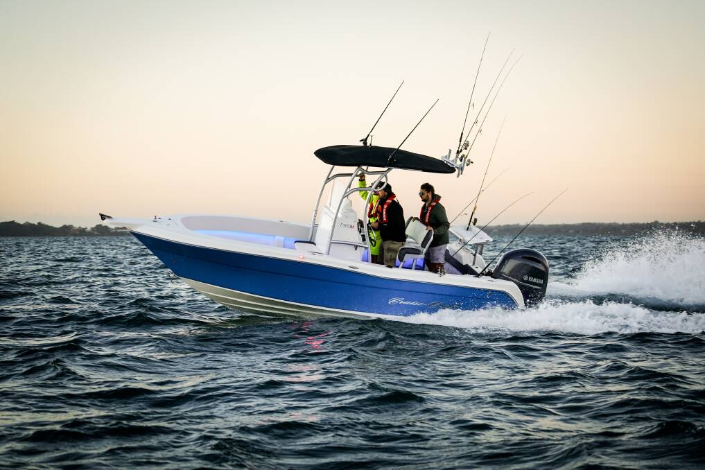 ALL-ROUNDER: Cruise Craft Fish 360M offers unobstructed fishing thanks to its centre console design.