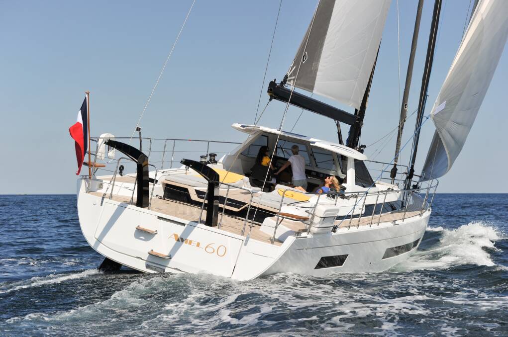 POWER AND PERFORMANCE: The various technical attributes on the Amel 60 have been elevated to another level, including a new carbon mast designed to enhance both performance and comfort under sail. Picture: SUPPLIED