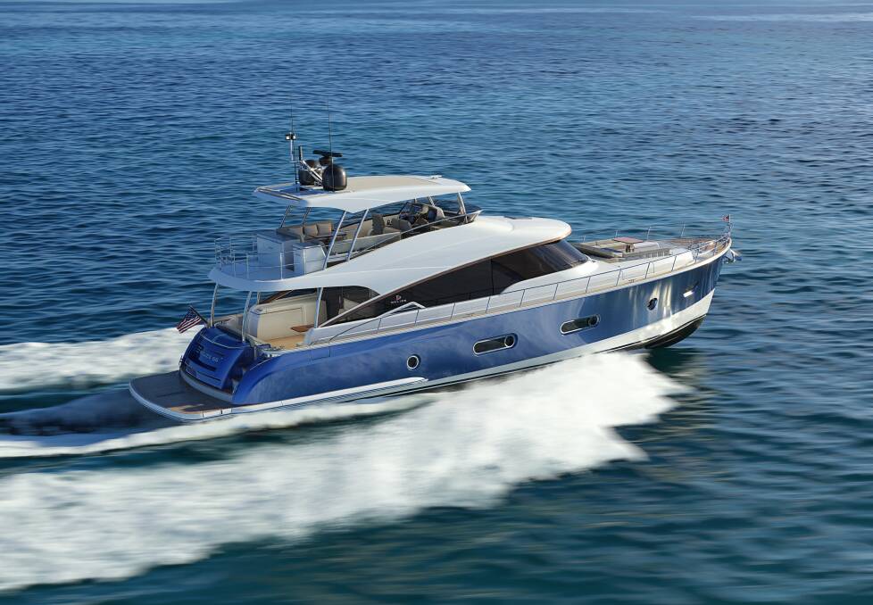 LATEST MODEL: The Belize 66 was created in collaboration with 4D Designs and the Riviera and Belize design team.