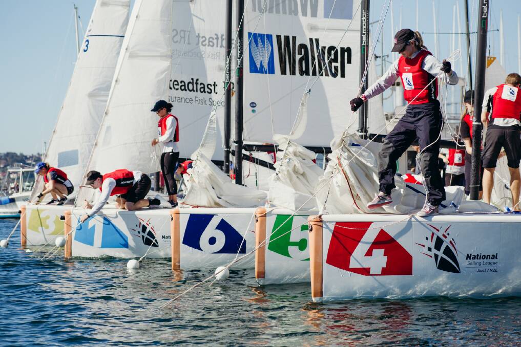 BRAGGING RIGHTS: Newcastle Cruising Yacht Club will host the National Sailing League Oceania youth and womens finals in March next year. Picture: SUPPLIED