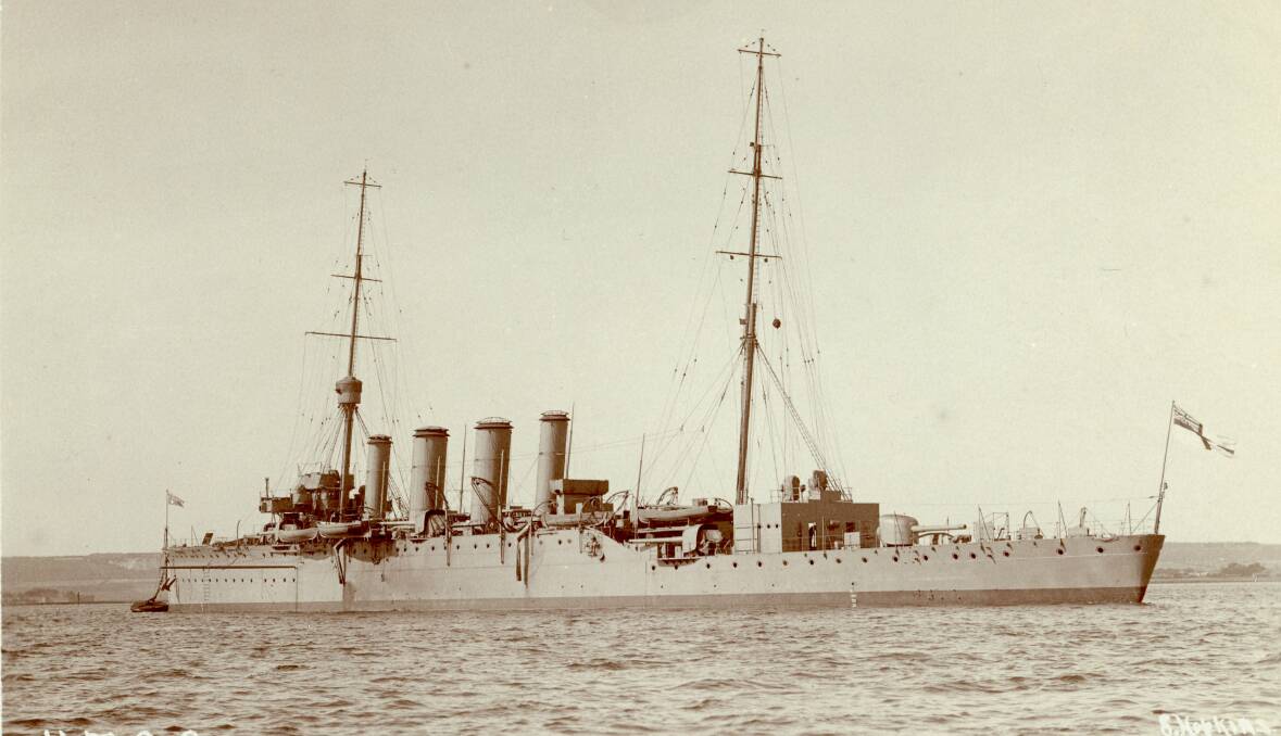 CHANGE: Australian ships such as the celebrated cruiser HMAS Sydney would soon be supplemented by vessels gifted from the British government. Picture: Juan Mahony