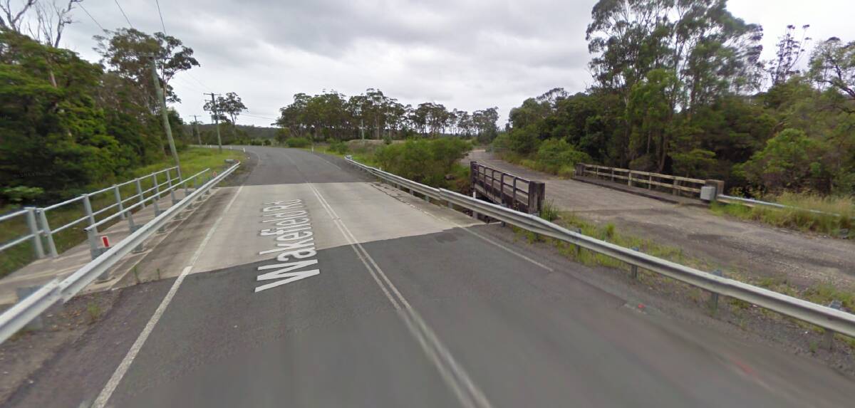 SCENE: A Google maps view of where Wakefield Road crosses Cockle Creek.