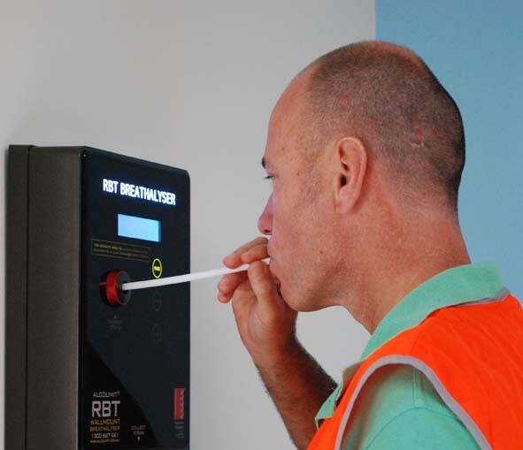 SAFETY: Some miners are concerned about using breathalysers. Picture: Alcolimit