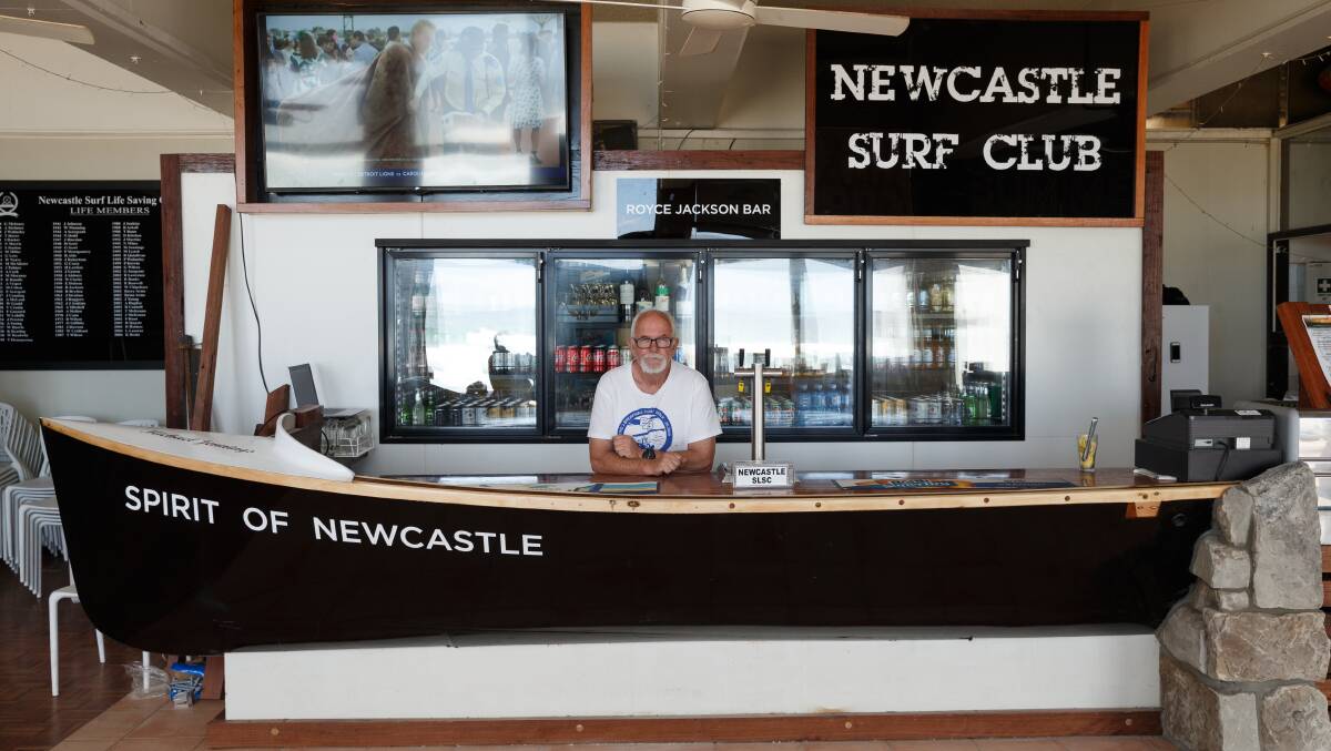 NEW LOOK: The bar at Newcastle Surf Life Saving Club. Picture: Max Mason-Hubers