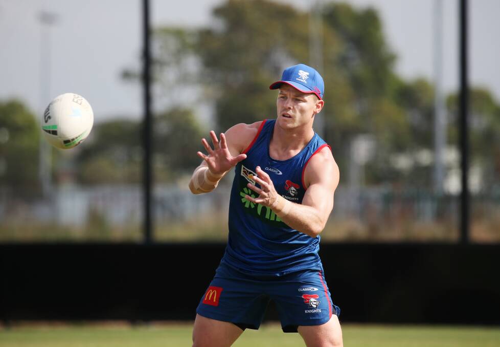 Knights hooker Jayden Brailey expects new five-eighth Kalyn Ponga to be fit for the club's first game next month. Picture by Simone De Peak