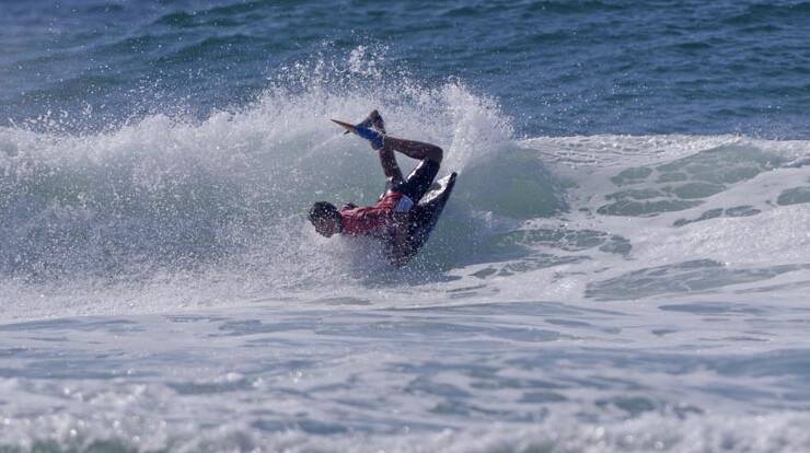 TURNS: Anna Bay's Daniel Wilson in action at Tweed Heads. 