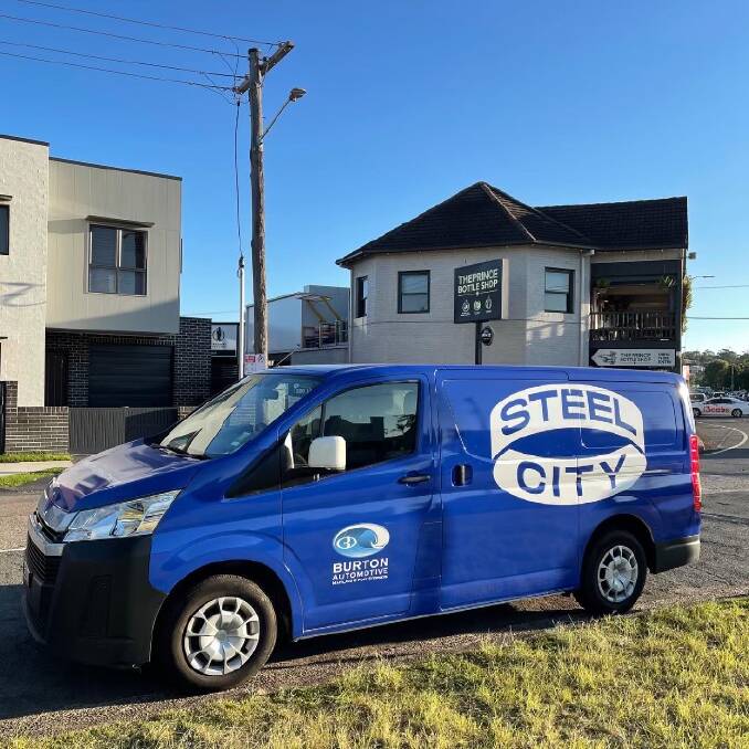 STOLEN: The Steel City delivery van.