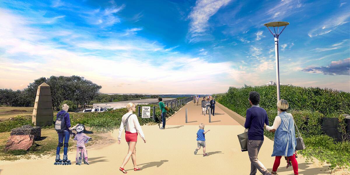 SAFER: An artist's impression of the improved pathway.