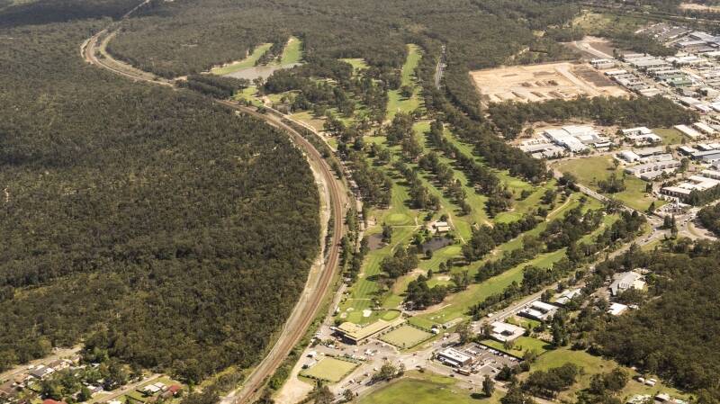 POTENTIAL: The golf course at Morisset.