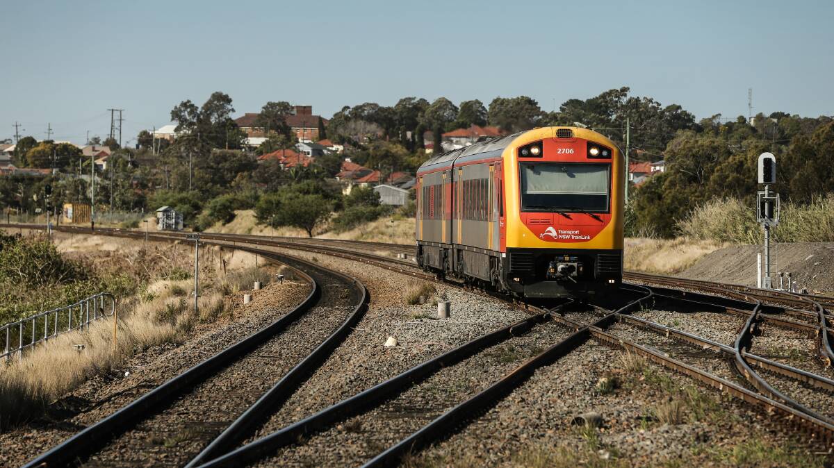 WORKS: Buses replace trains on the region's two train lines this weekend. Picture: Marin Neil