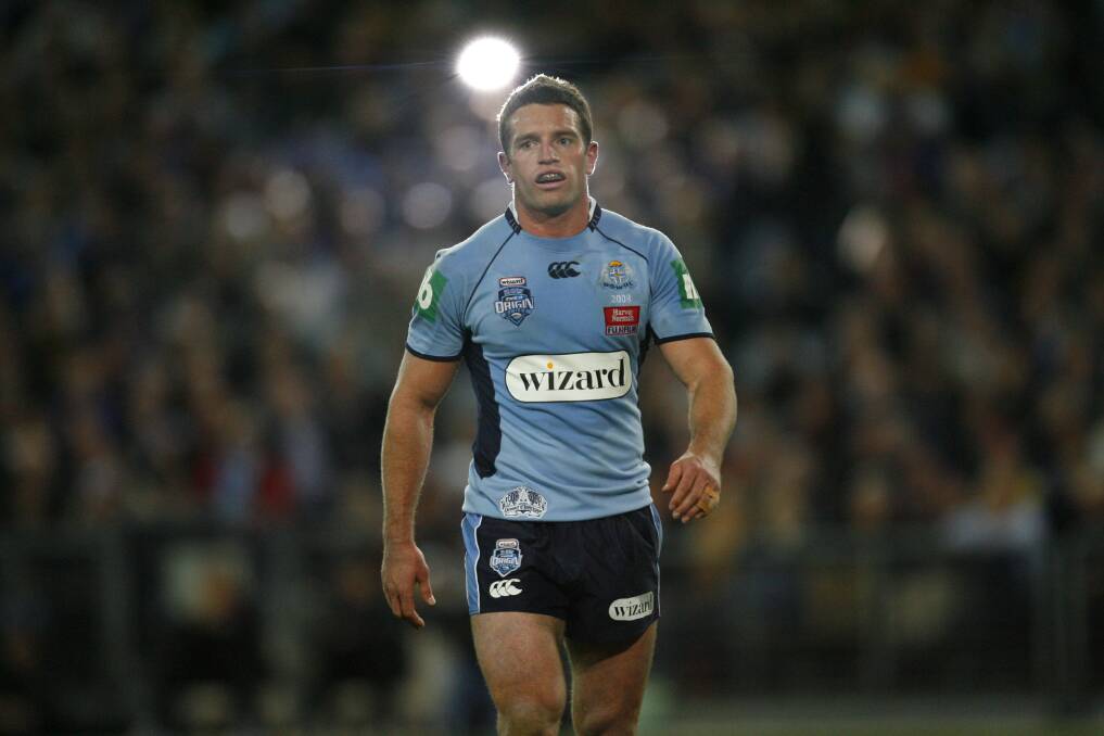 Buderus playing for NSW in 2008. Picture Darren Pateman
