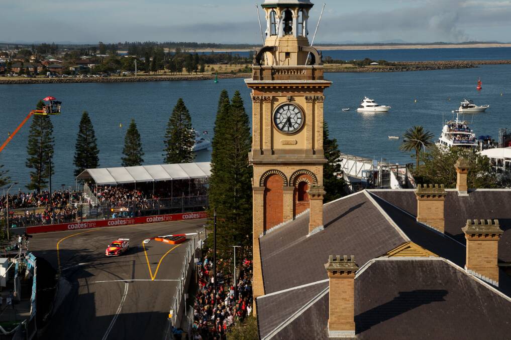 TOURISM DRAWCARD: Supercars racing around the east end street circuit in 2019. The series returns next year on March 4-6 but the event is up for renewal after the season-opening round. Picture: Max Mason-Hubers