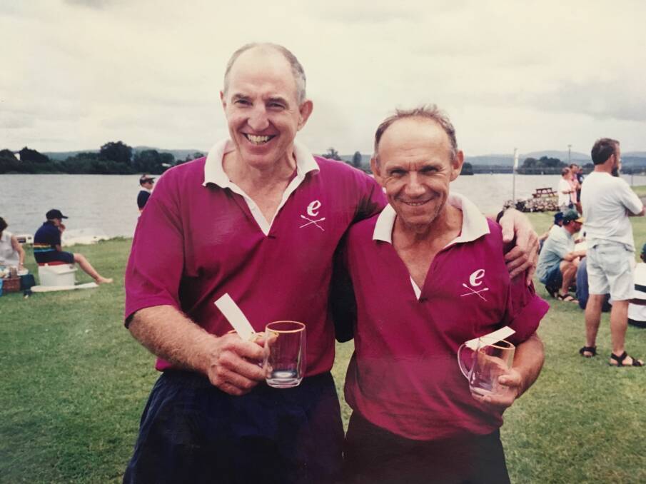 FLASHBACK: Digby Rayward and Stan Grzanka, Endeavour Rowing Club's first winning crew back in February 1999.