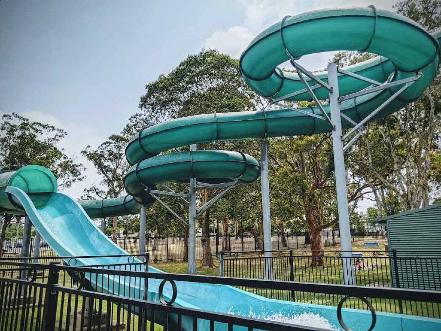 COMING DOWN: The Lambton Pool waterslide will be demolished and replaced during the facility's winter shutdown. 